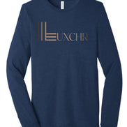 Solid Navy Triblend - FRONT