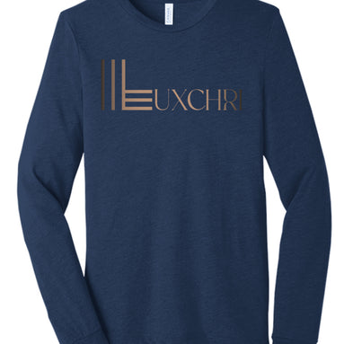 Solid Navy Triblend - FRONT